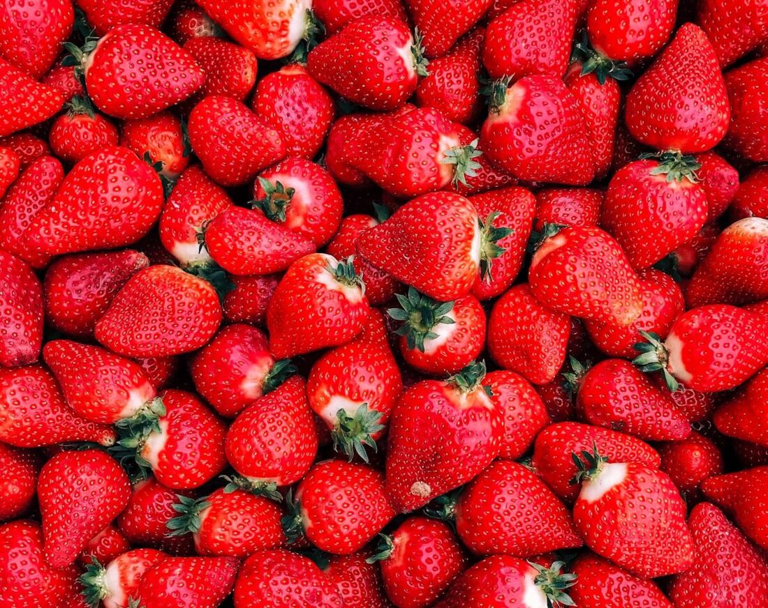 Morango é uma das frutas vermelhas que podem ajudar o candidato 