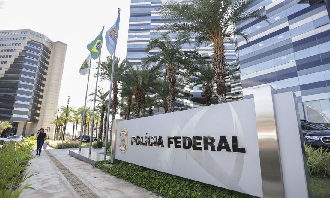 Fachada da Polícia Federal