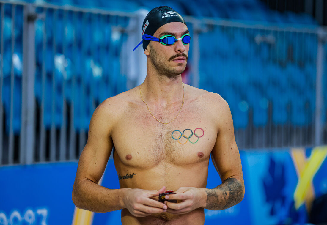 Fernando Scheffer, medalhista olímpico e campeão dos 200m livre em Lima 2019, busca manter o reinado