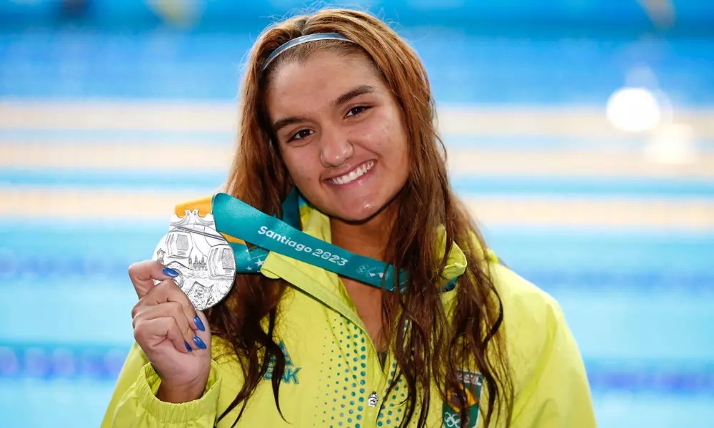 Mafê Costa, medalhista no Pan 2023