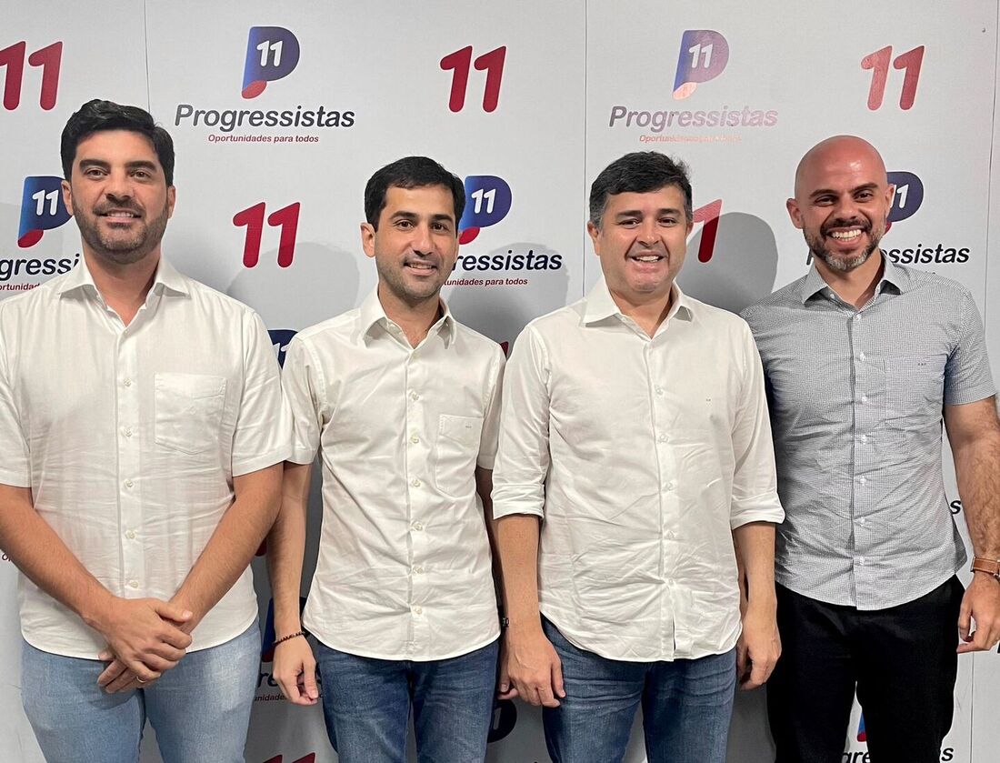 Deputados do Partido Progressistas: Kaio Maniçoba, Claudiano Martins, Eduardo da Fonte e Romero Sales Filho