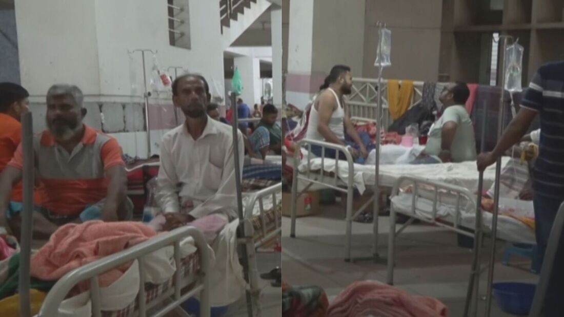 Hospital Mugda, em Daca, na capital de Bangladesh