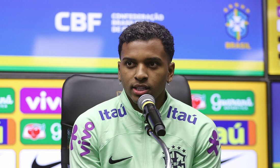 Rodrygo, atacante da seleção brasileira