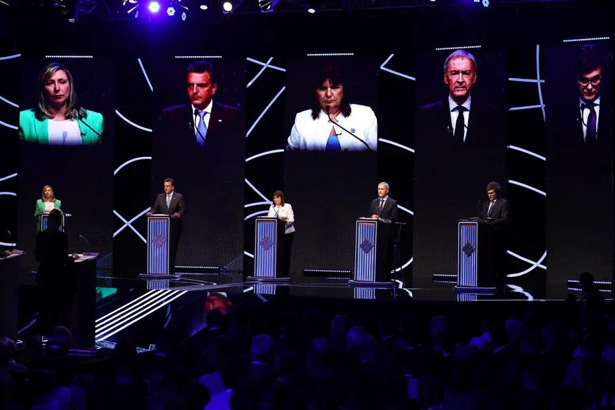 Candidatos à Presidência da Argentina se enfrentaram no primeiro debate neste domingo, 1&ordm; de outubro