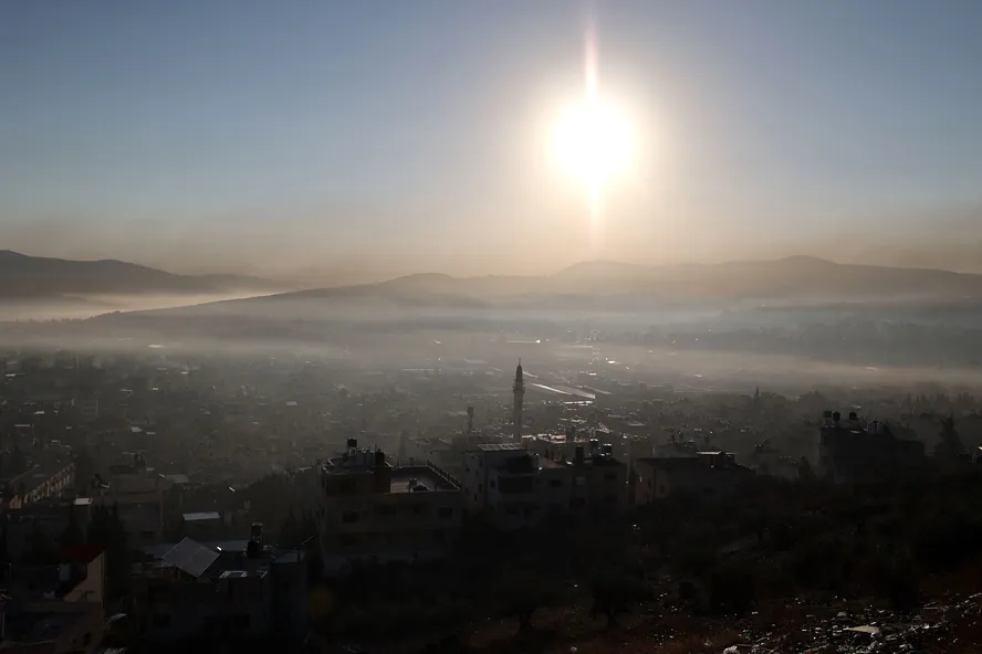 Campo de refugiados palestinos em Balata, perto de Nablus, na Cisjordânia 