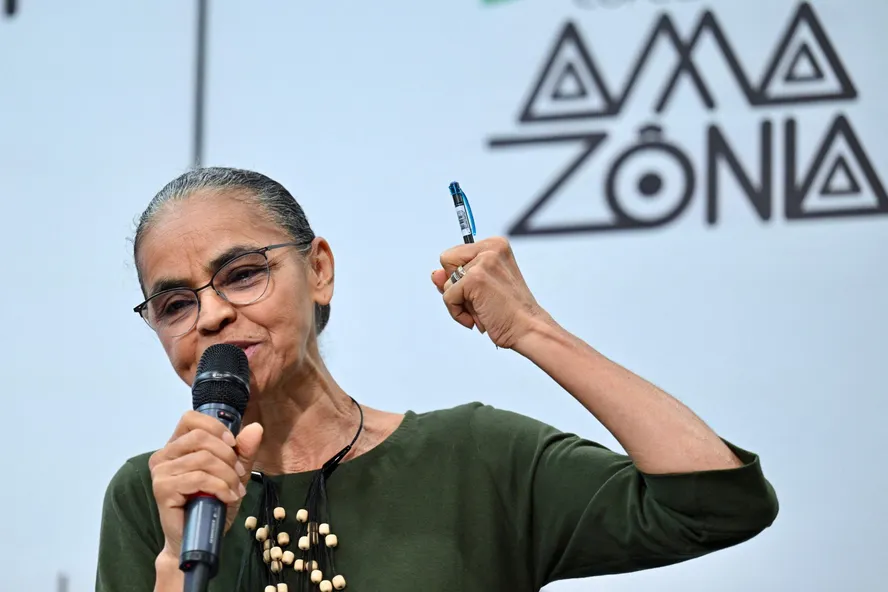 A ministra do Meio Amiente, Marina Silva 