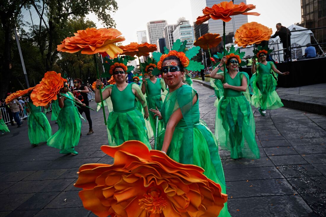 Celebração do Dia dos Mortos no México