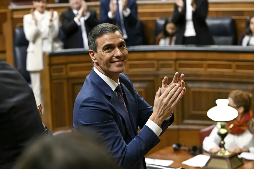 O primeiro-ministro Pedro Sánchez 