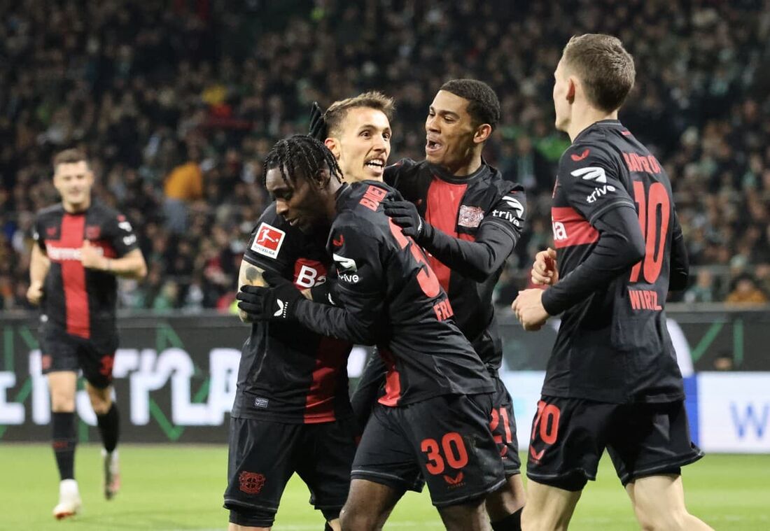 O Leverkusen se destaca na Bundesliga 