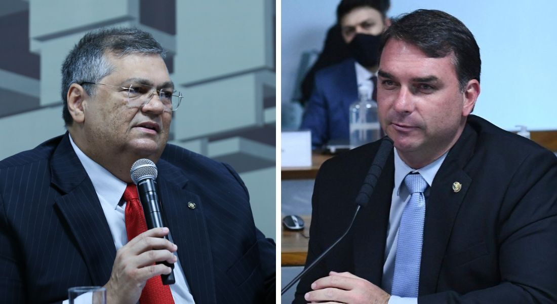 Flávio Dino e Flávio Bolsonaro