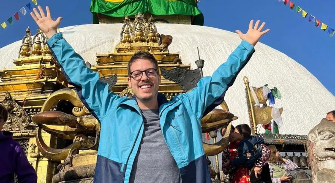 Fabio Porchat em Katmandu