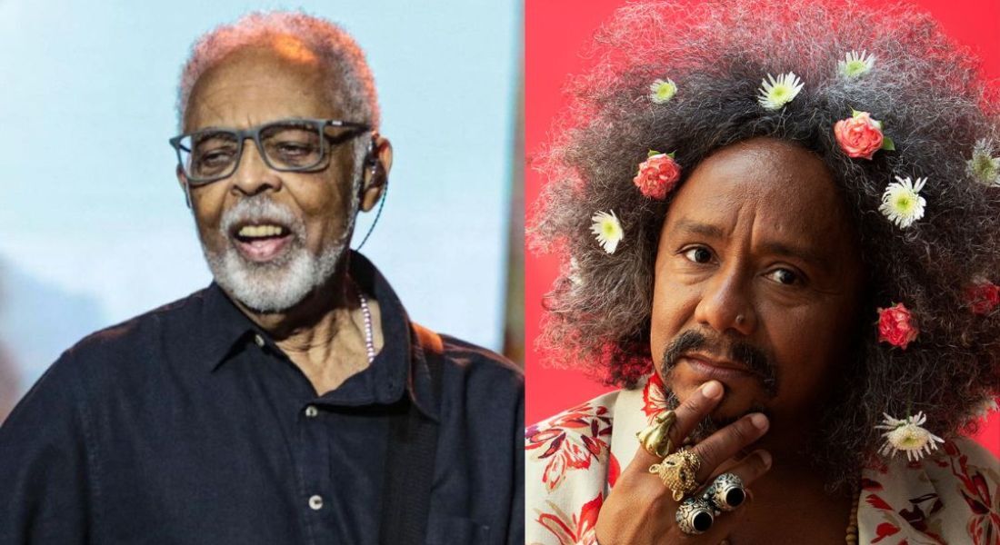 Gilberto Gil e Chico César, cantores e compositores