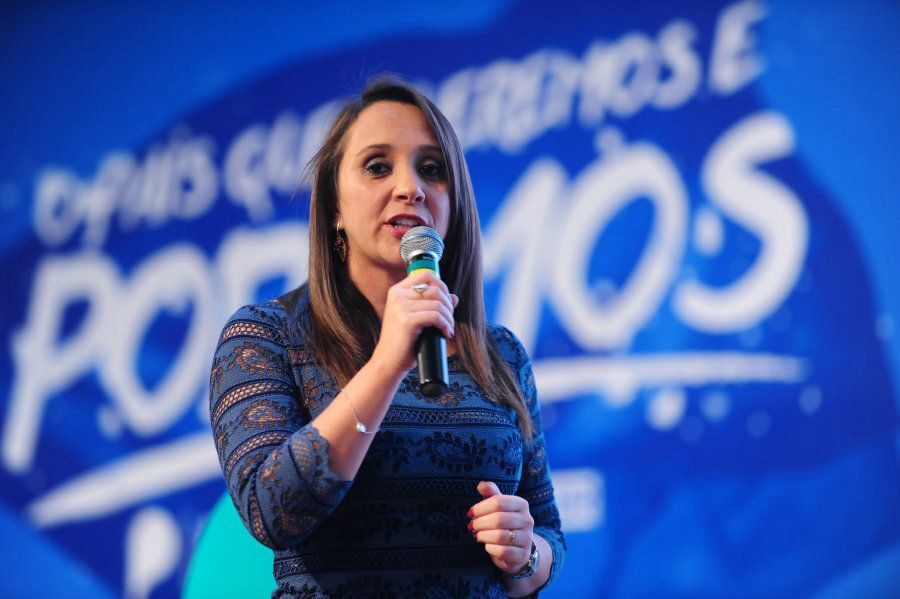 Renata Abreu, presidente nacional do Podemos