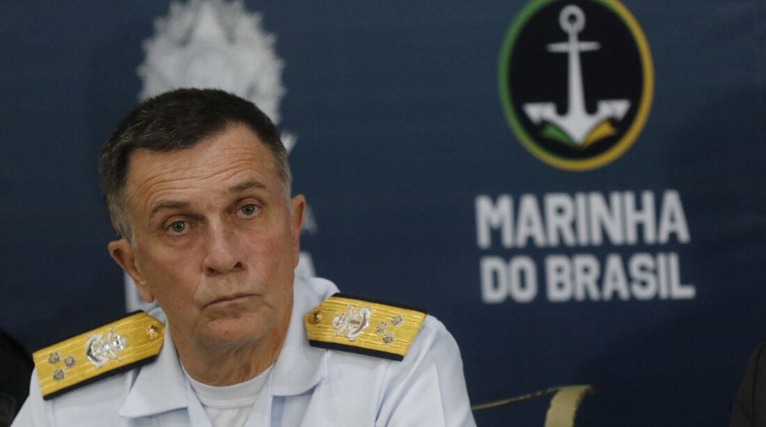 O comandante da Área de Operações da Marinha, vice-almirante Renato Rangel Ferreira