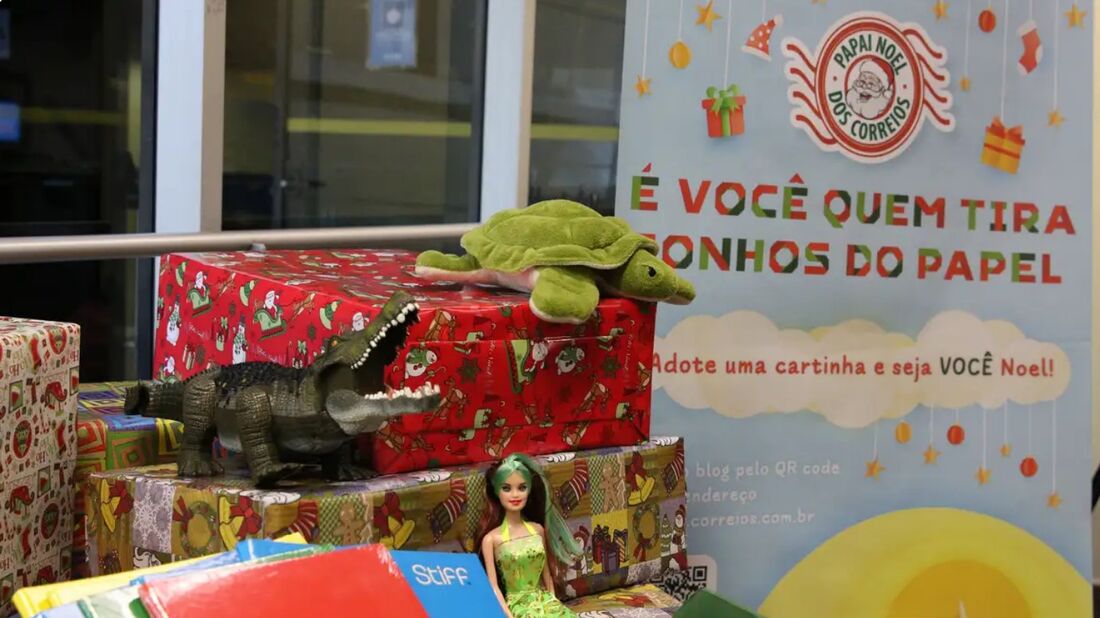 Começou nesta terça-feira (14) a campanha Papai Noel dos Correios