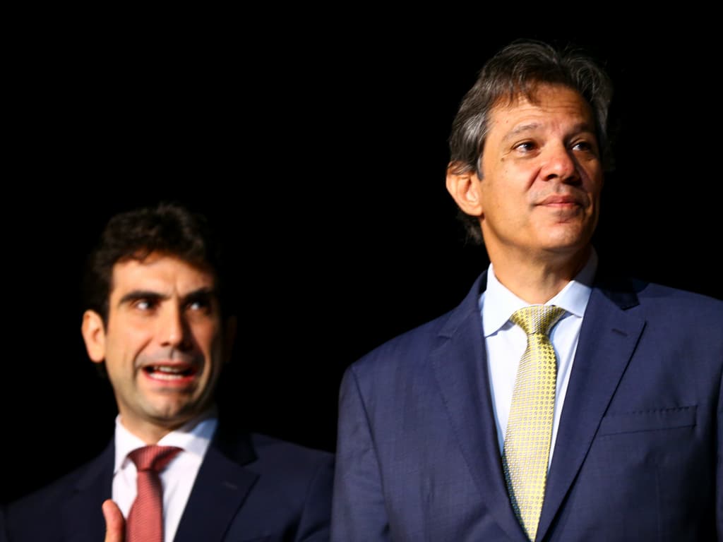 Gabriel Galípolo e o ministro da Fazenda, Fernando Haddad