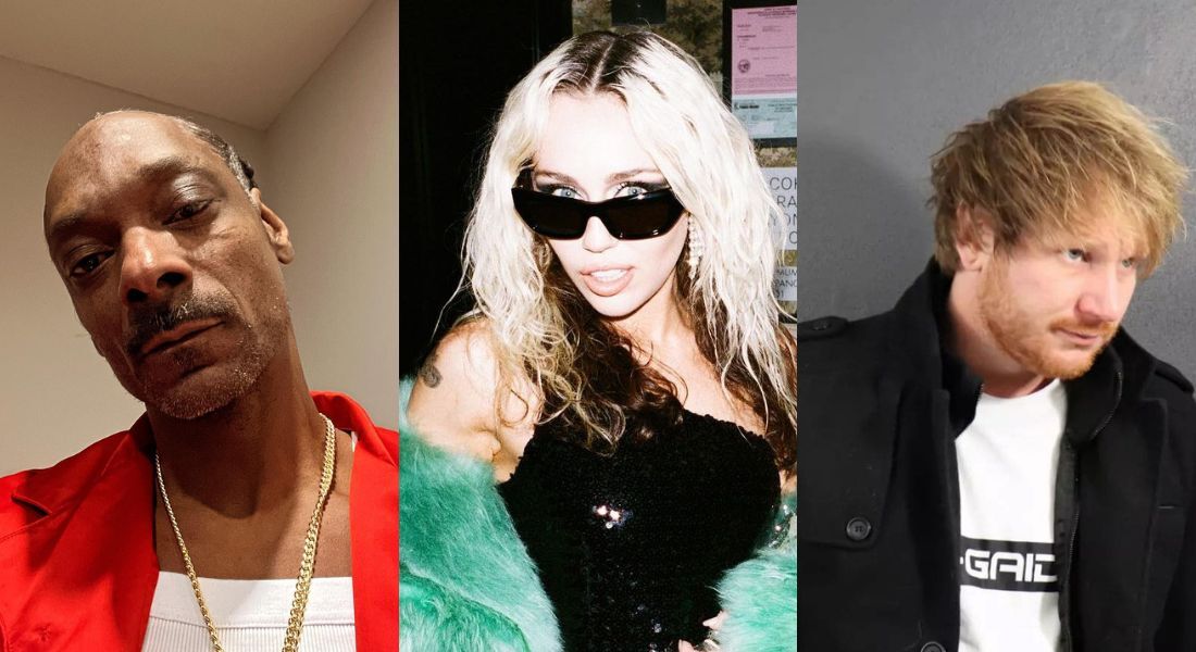 Além de Snoop Dogg, Miley Cyrus e Ed Sheeran, anunciaram que pararam de usar maconha