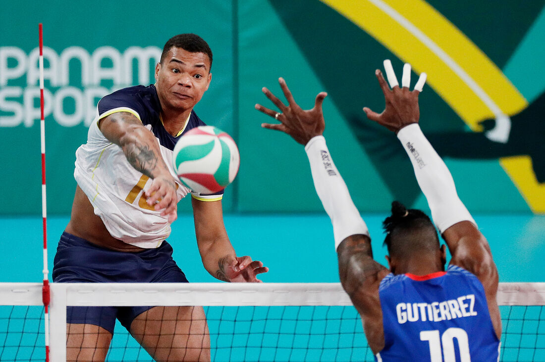 Pan: invicto, Brasil bate Cuba e vai às semifinais do vôlei masculino