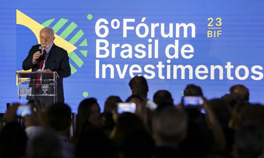 Presidente Lula discursa em Fórum Brasil de Investimentos