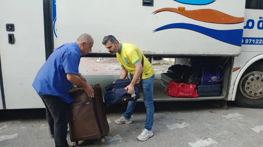 Brasileiros alojados em escola católica de Gaza 