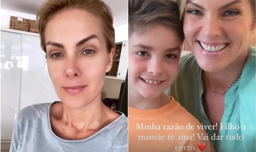 Ana Hickmann e o post com o filho