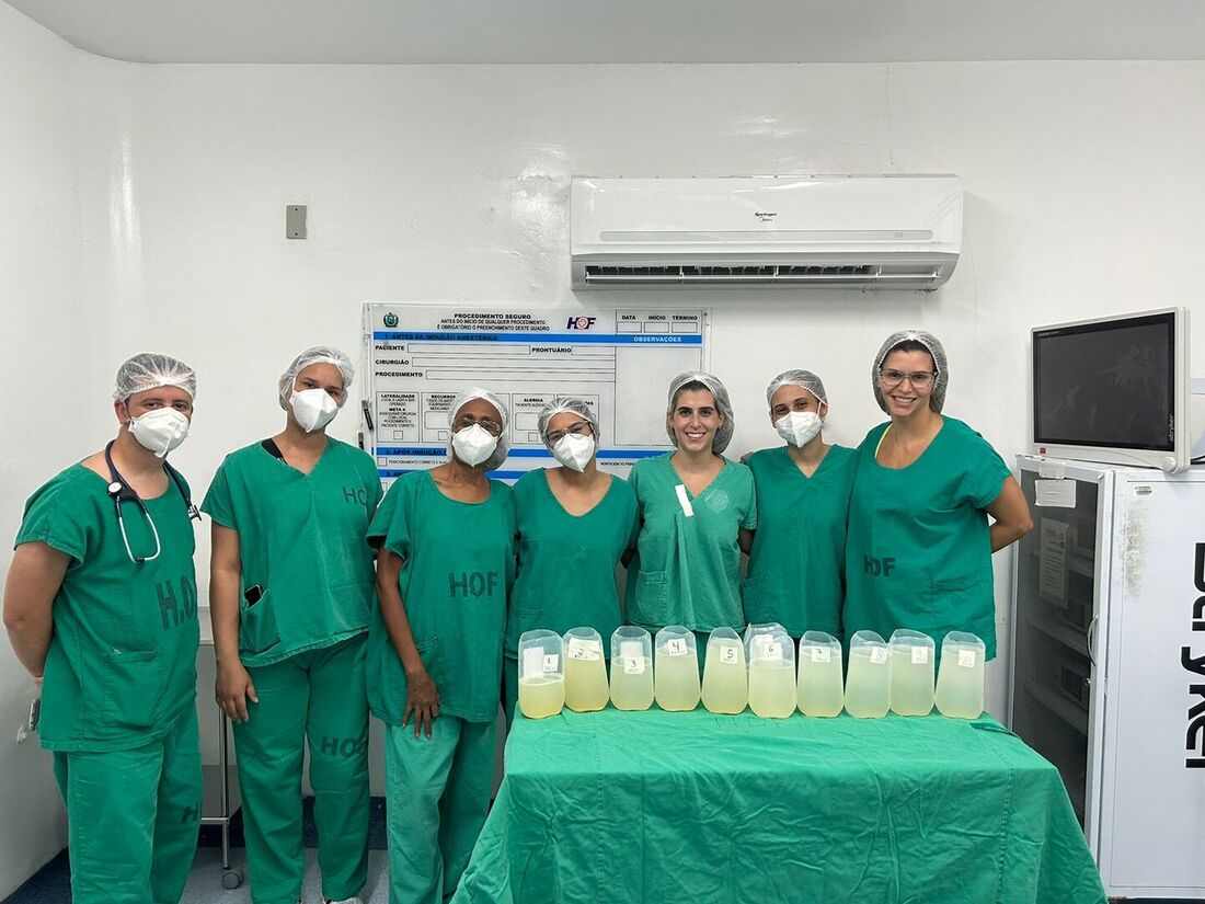 Após a LPT, a paciente foi encaminhada para a UTI respiratória e foi liberada da ventilação mecânica 