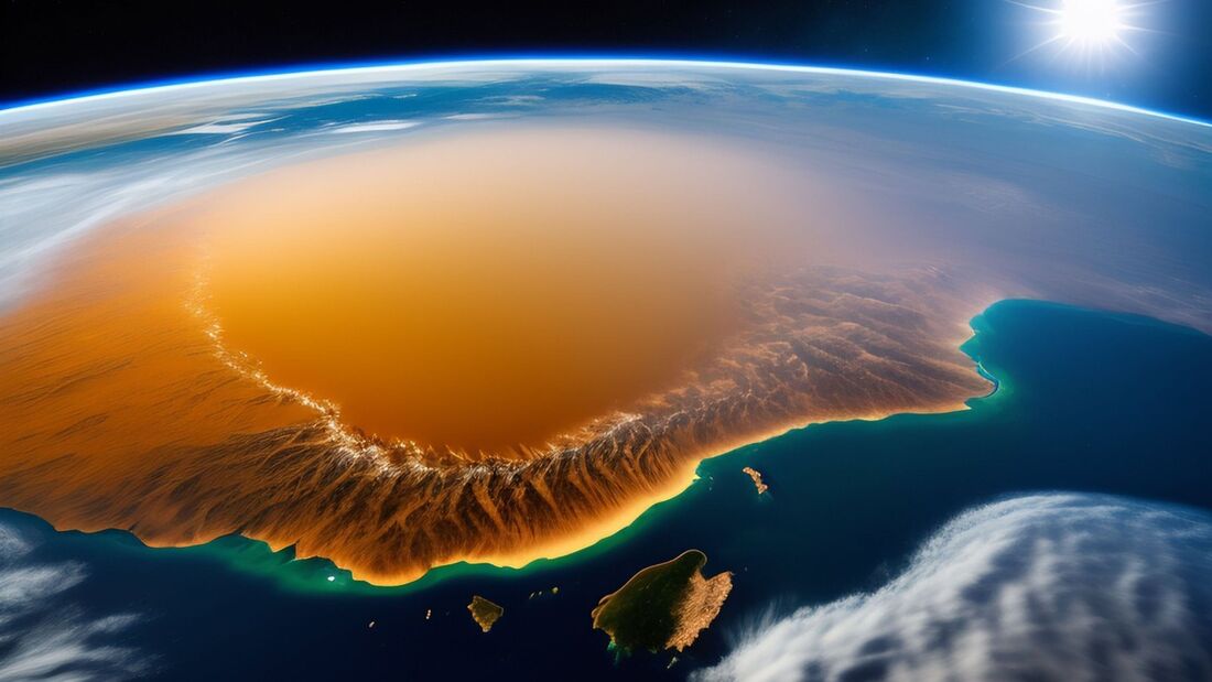 A camada de ozônio estratosférico, que protege a Terra de radiações solares perigosas, está localizada entre 11 e 40 km acima da superfície terrestre