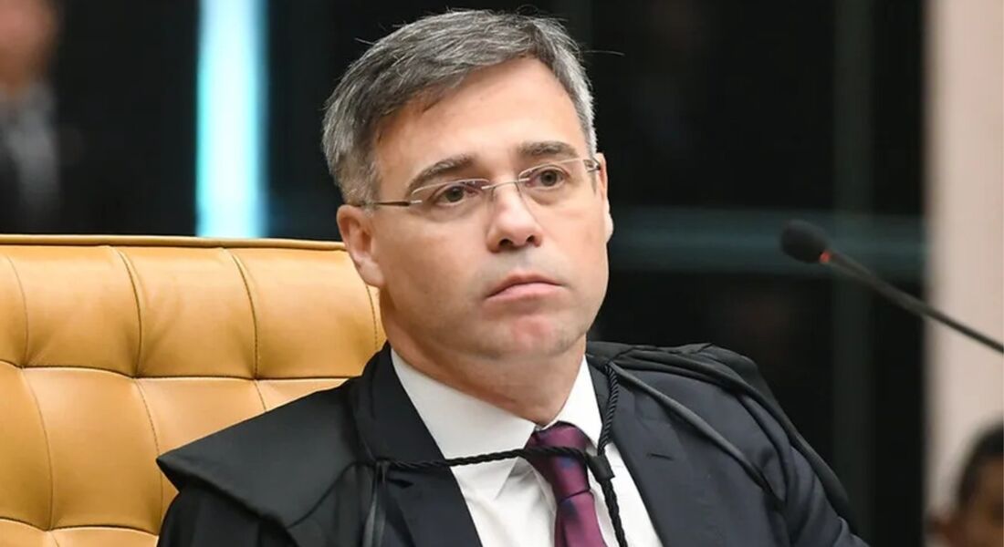 O ministro André Mendonça, durante sessão do STF 