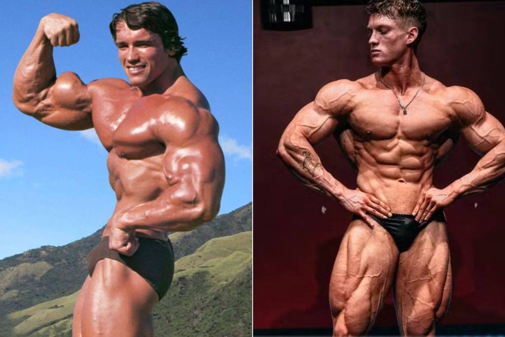 Arnold Schwarzenegger e Anton Ratushnyi 