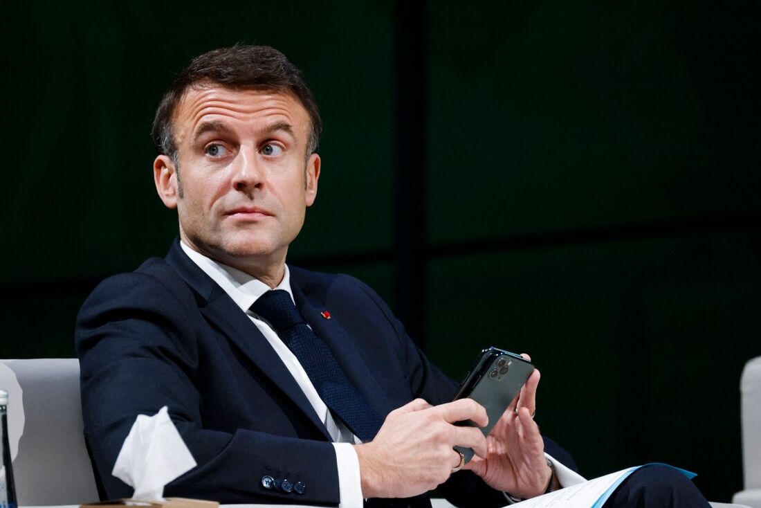 Emmanuel Macron, presidente da AFP