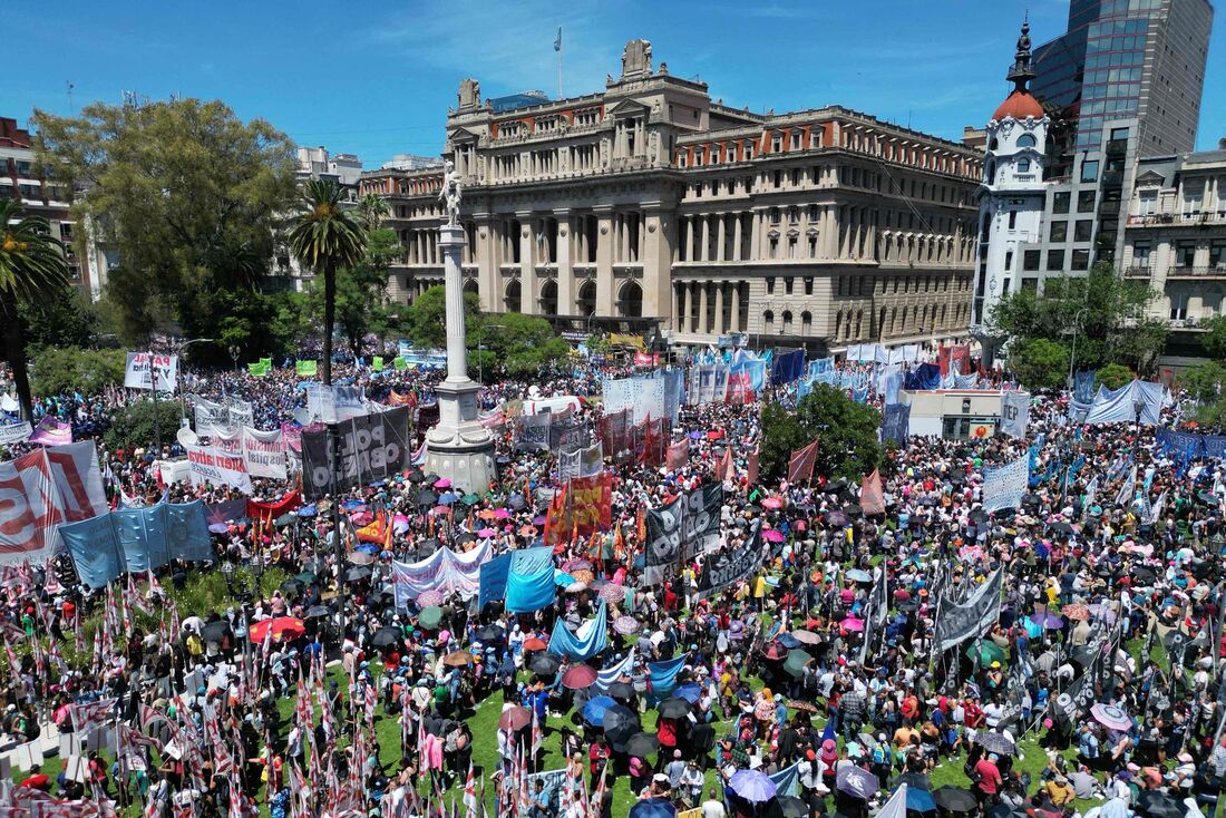 Protestos na Argentina