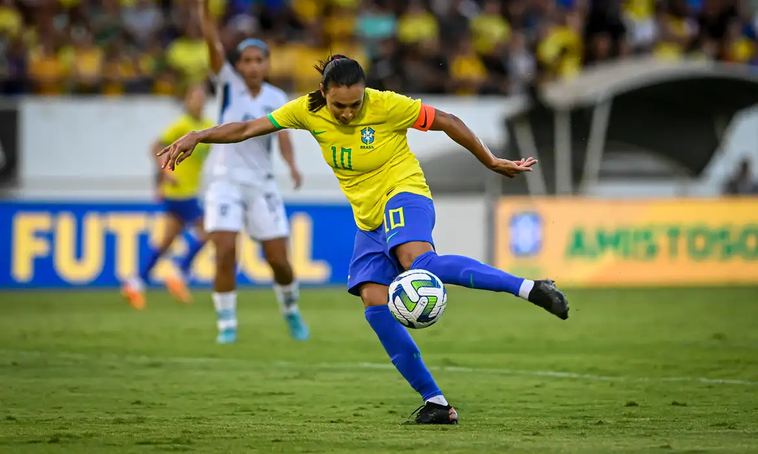 Marta, camisa 10 da Seleção Brasileira feminina