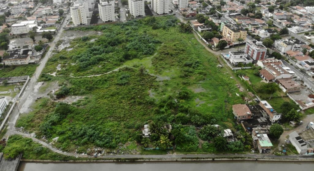 Terreno onde será erguido o campus Olinda do IFPE