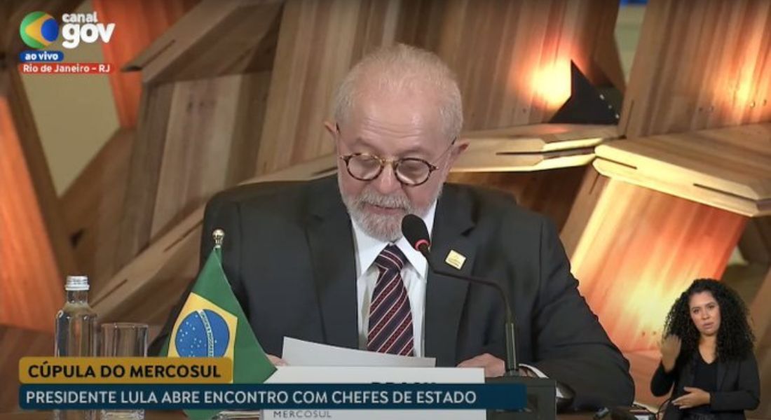 Encontro dos Chefes de Estado dos países integrantes do Mercosul, direto do Museu do Amanhã no Rio de Janeiro.