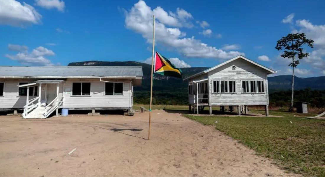 A cidade de Arau, no extremo oeste do Essequibo, perto da fronteira com a Venezuela