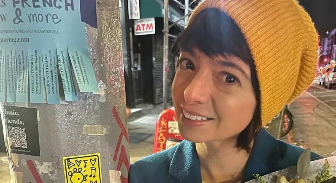 A atriz, Kate Micucci, 43, precisou fazer uma cirurgia contra o câncer de pulmão