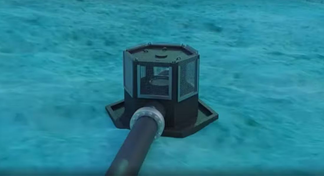 Usina terá torre submersa para captar água do mar a 14 metros de profundidade