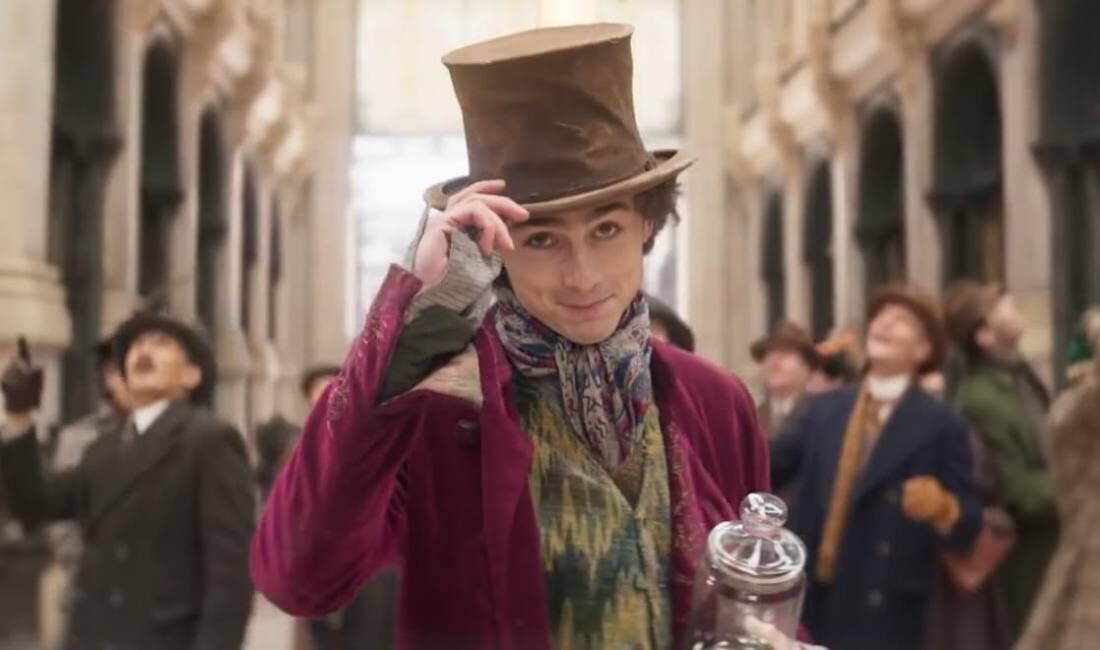 Timothée Chalamet estrela "Wonka"