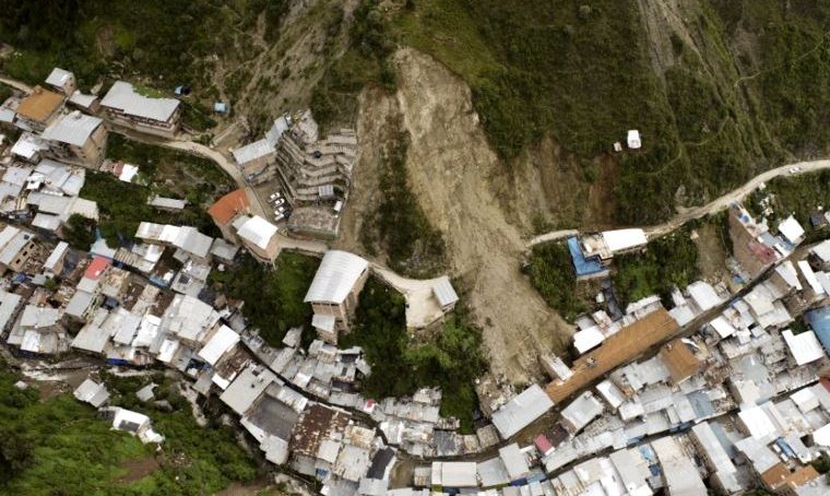 Mina Poderosa, província de Pataz, no Peru