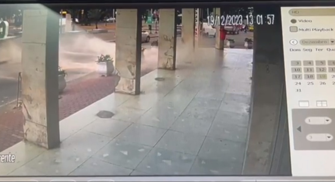 Incidente chamou atenção dos moradores da cidade