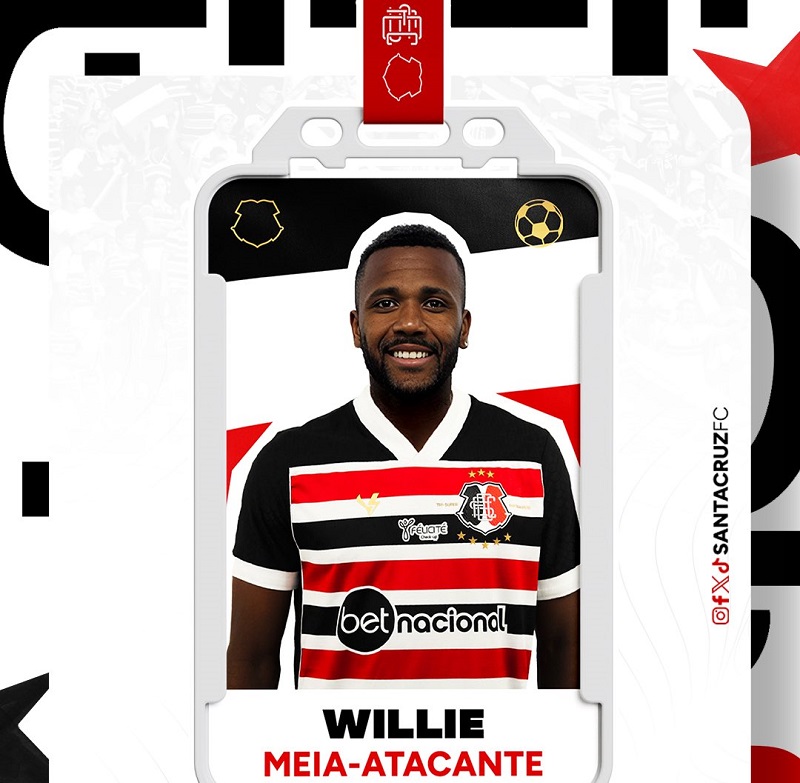 Willie, novo jogador do Santa Cruz