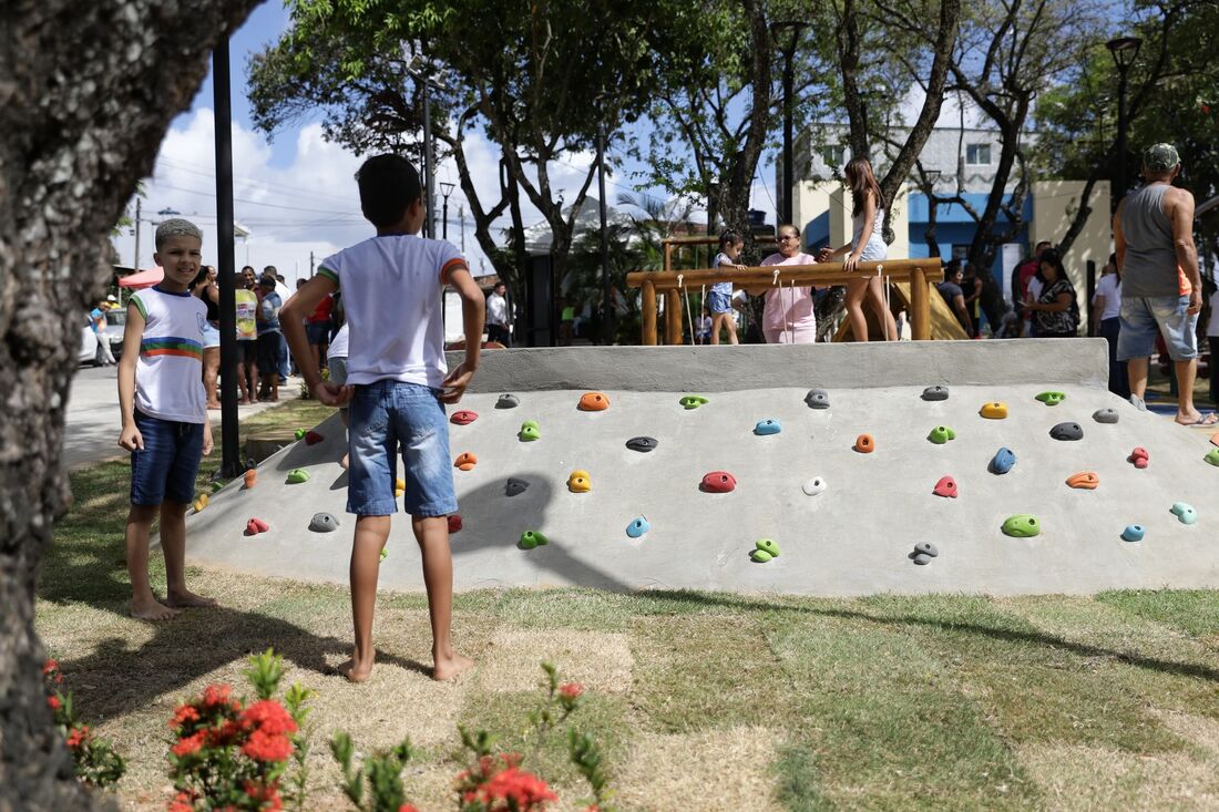 A Praça da Primeira Infância Maria Sampaio, no Ibura