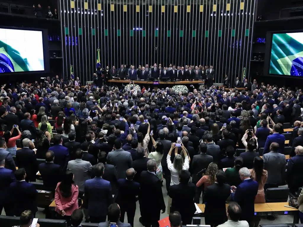 Sessão no Congresso Nacional