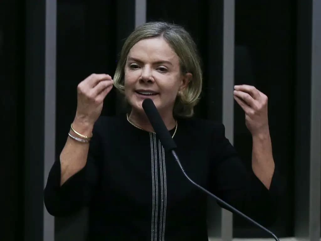 Gleisi Hoffmann, presidente do PT