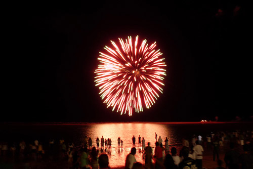Queima de fogos em Olinda