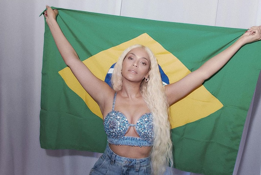 Beyoncé em passagem pelo Brasil