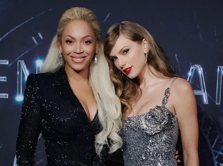 Beyoncé e Taylor Swift em estreia do filme de 'Renaissance' 