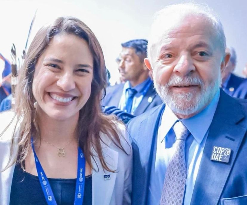 Governadora de Pernambuco, Raquel Lyra (PSDB) e presidente Lula (PT).