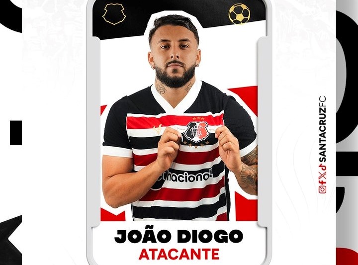 João Diogo, novo reforço do Santa