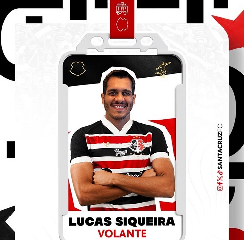 Lucas Siqueira, novo reforço do Santa